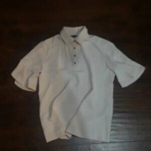 Banana Republic Bell Sleeves Ivory Polo Size XS